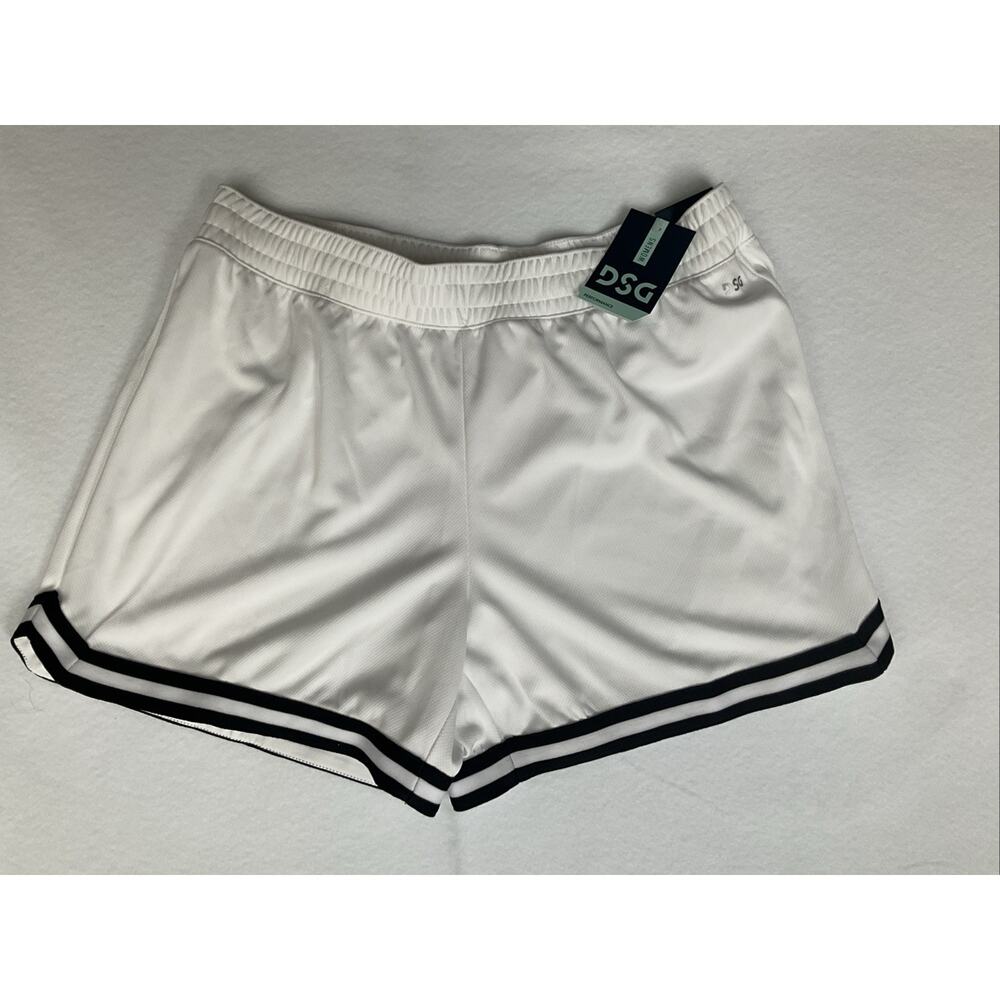 DSG Performance Mid-Rise Shorts Women’s Large | All Sport Short | Pure White